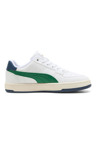 Bele superge z zelenimi in modrimi detajli Puma CAVEN 2.0 RETRO JR