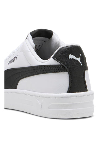 Bele športne superge z črnimi detajli Puma Court Classic Clean Jr