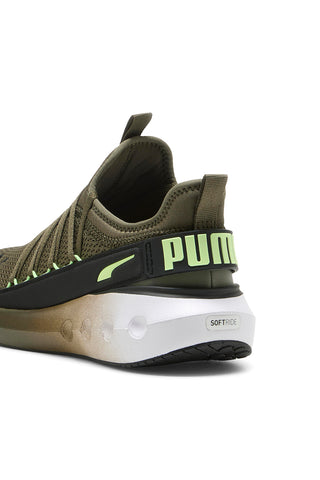 Olive zelene mrežaste superge Puma Softride Carson Fresh