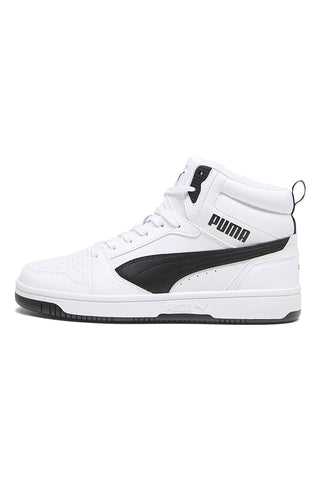 Visoke bele superge z črnimi detajli Rebound V6 Puma