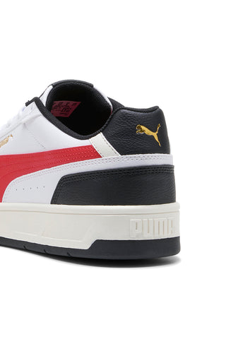 Bele superge z rdečimi in črnimi detajli Puma Court Classico