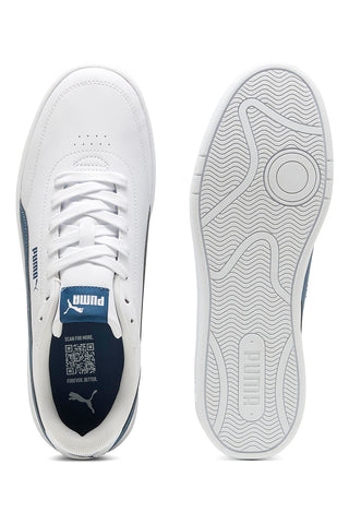 Bele superge z modrim profilom Court Classic Clean Puma