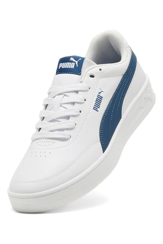 Bele superge z modrim profilom Court Classic Clean Puma