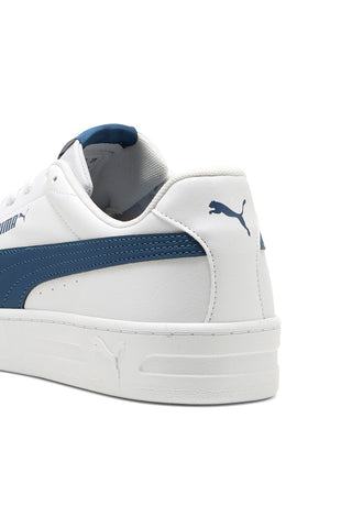 Bele superge z modrim profilom Court Classic Clean Puma