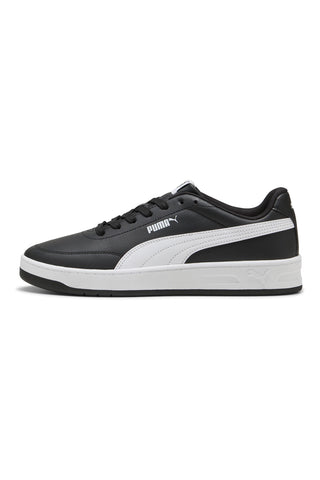 Črni športni copati z belim profilom Court Classic Clean Puma