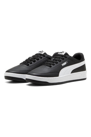 Črni športni copati z belim profilom Court Classic Clean Puma
