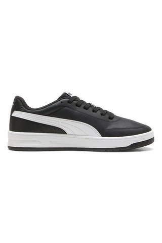 Črni športni copati z belim profilom Court Classic Clean Puma
