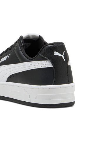 Črni športni copati z belim profilom Court Classic Clean Puma