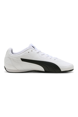 Bele superge iz tehničnega materiala s črnimi detajli Puma Catch