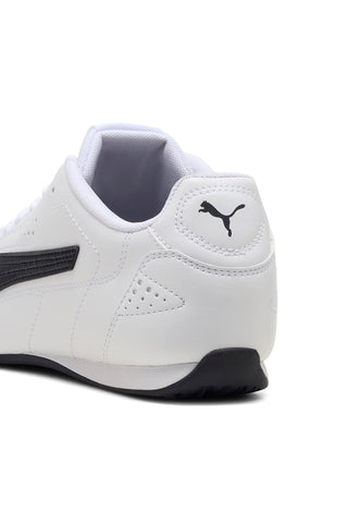 Bele superge iz tehničnega materiala s črnimi detajli Puma Catch