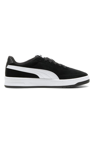 Črni športni copati z belimi detajli Puma Court Classic Clean SD