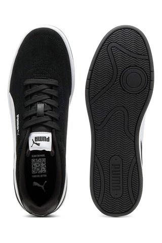 Črni športni copati z belimi detajli Puma Court Classic Clean SD