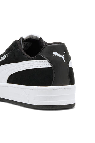 Črni športni copati z belimi detajli Puma Court Classic Clean SD