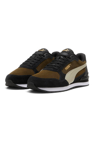 Oljčno zelene športne čevlje z detajli iz semiša Puma ST RUNNER V4 SD