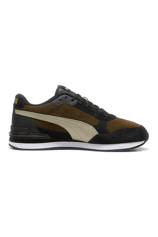 Oljčno zelene športne čevlje z detajli iz semiša Puma ST RUNNER V4 SD