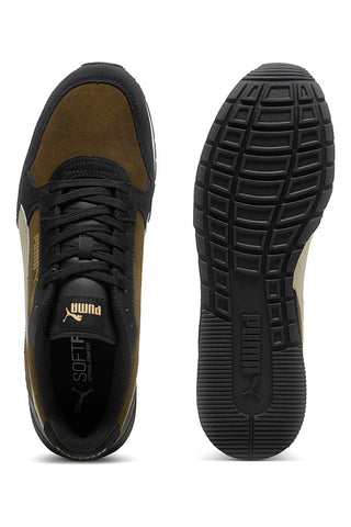 Oljčno zelene športne čevlje z detajli iz semiša Puma ST RUNNER V4 SD