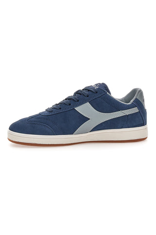 Modri superge iz semiša s sivimi detajli Diadora Kick