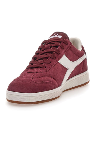 Bordeaux rdeče superge iz semiša Diadora Kick