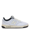 Bele usnjene superge z črnim profilom New Balance BB80AWB