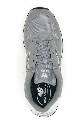 Sive športne copate iz tkanine New Balance 500