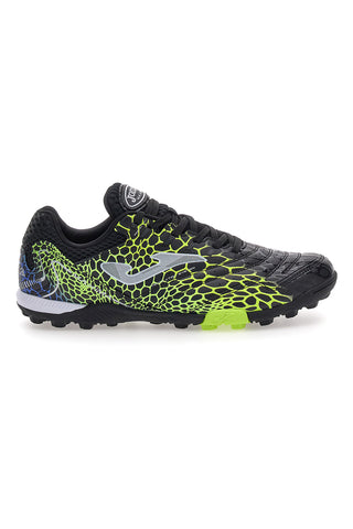 Črni nogometni čevlji z fluorescenčnimi detajli Joma Maxima 2531