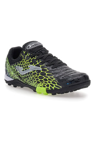 Črni nogometni čevlji z fluorescenčnimi detajli Joma Maxima 2531