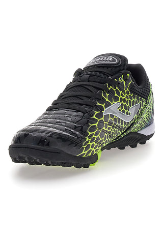 Črni nogometni čevlji z fluorescenčnimi detajli Joma Maxima 2531