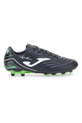 Črni nogometni čevlji z zelenimi detajli Joma Aguila 2501