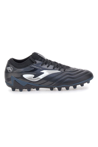 Črni nogometni čevlji s podplatom Artificial grass Joma Powerful 2501AG