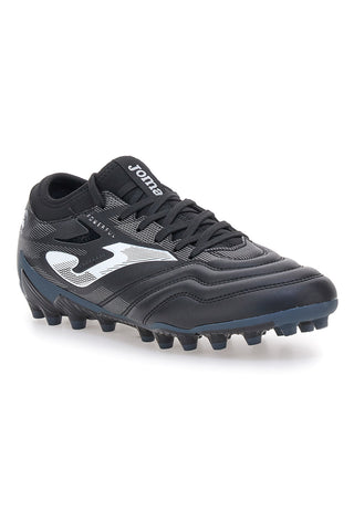 Črni nogometni čevlji s podplatom Artificial grass Joma Powerful 2501AG