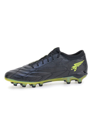 Črni nogometni čevlji s FG-špicami in limetkovimi detajli Joma Evolution 2531 Firm Ground