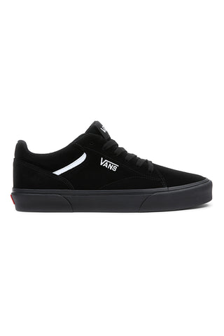 Črni superge z belim profilom Vans SELDAN