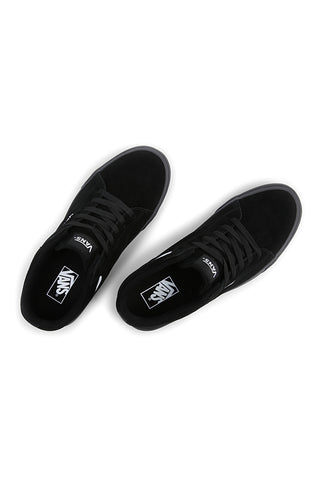 Črni superge z belim profilom Vans SELDAN