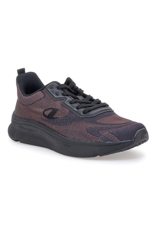 Bordeaux rdeče tekaške superge iz mrežastega materiala s črno podplatom Champion Galactic Low Cut Shoe