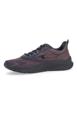 Bordeaux rdeče tekaške superge iz mrežastega materiala s črno podplatom Champion Galactic Low Cut Shoe