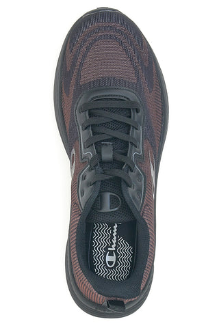 Bordeaux rdeče tekaške superge iz mrežastega materiala s črno podplatom Champion Galactic Low Cut Shoe