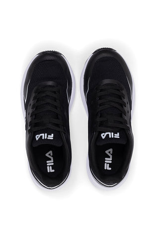 Črni dihalni športni čevlji s podplatom za tek Fila CRUSHER Teens