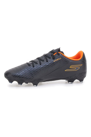 Črni nogometni čevlji z oranžnimi detajli Skechers SKX_2 Club MG