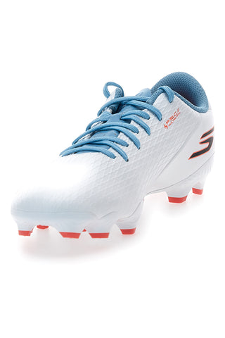 Bele nogometne čevlje z modrimi detajli Skechers SKX_2 Club MG