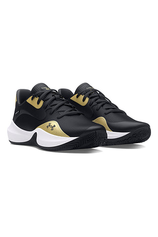 Črni in zlati čevlji z blaženim podplatom Under Armour 3027646 001