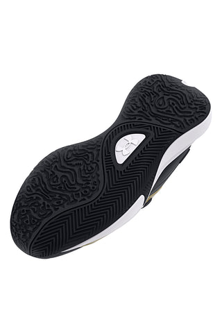Črni in zlati čevlji z blaženim podplatom Under Armour 3027646 001