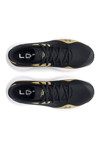 Črni in zlati čevlji z blaženim podplatom Under Armour 3027646 001
