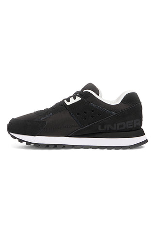 Črni nylonski superge z usnjenimi vstavki Under Armour Essential Runner