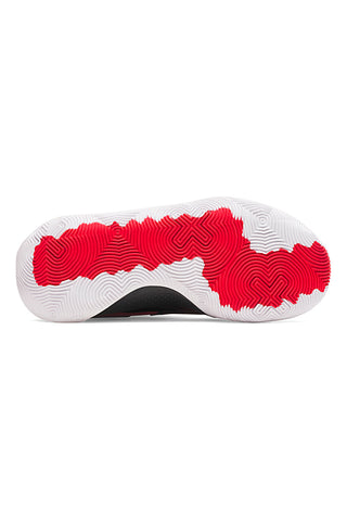 Rdeče-črni košarkarski čevlji z belo podplatom Under Armour GS Jet '25
