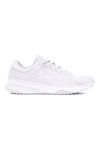 Bele mrežaste superge z usnjenimi vstavki Under Armour Edge Leather