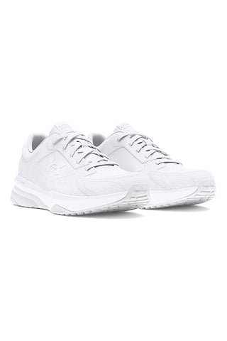 Bele mrežaste superge z usnjenimi vstavki Under Armour Edge Leather