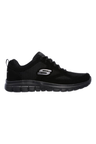 Črni športni copati iz mrežastega materiala in Memory Foam Skechers Burns - Agoura