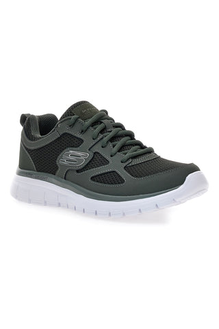 Svetlo zelene lahke športne čevlje z Memory Foam Skechers Burns - Agoura