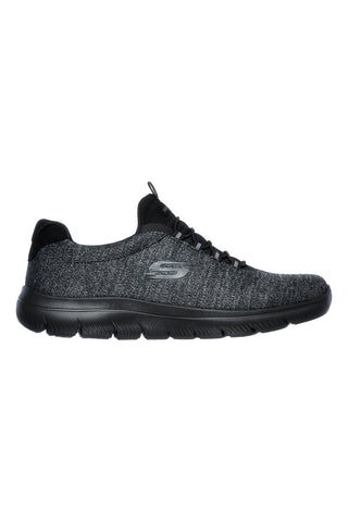 Črni športni čevlji slip-on Memory Foam Summits Forton Skechers