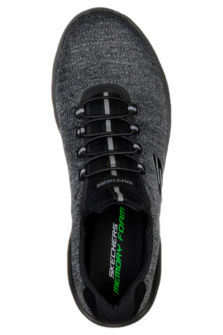 Črni športni čevlji slip-on Memory Foam Summits Forton Skechers